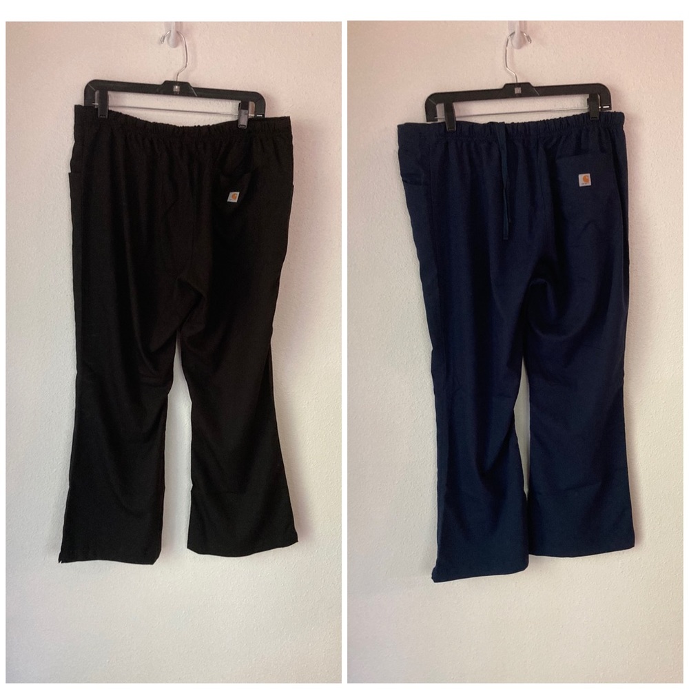Lot of 2 Carhartt Scrubs Large Petite Scrub Pant